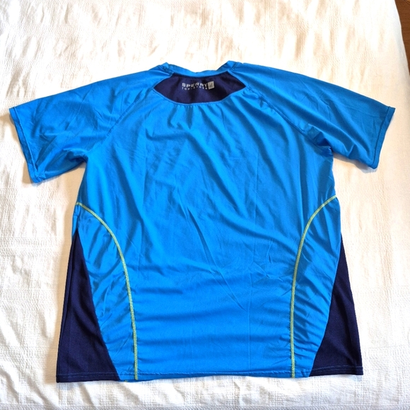 Sperry STS 35 men's light blue no size tag 1x or 2X UPF 50 quick dry VGUC - Picture 4 of 7